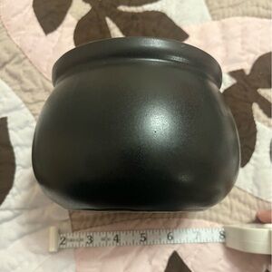 Celebrate It Black Ceramic Cauldron